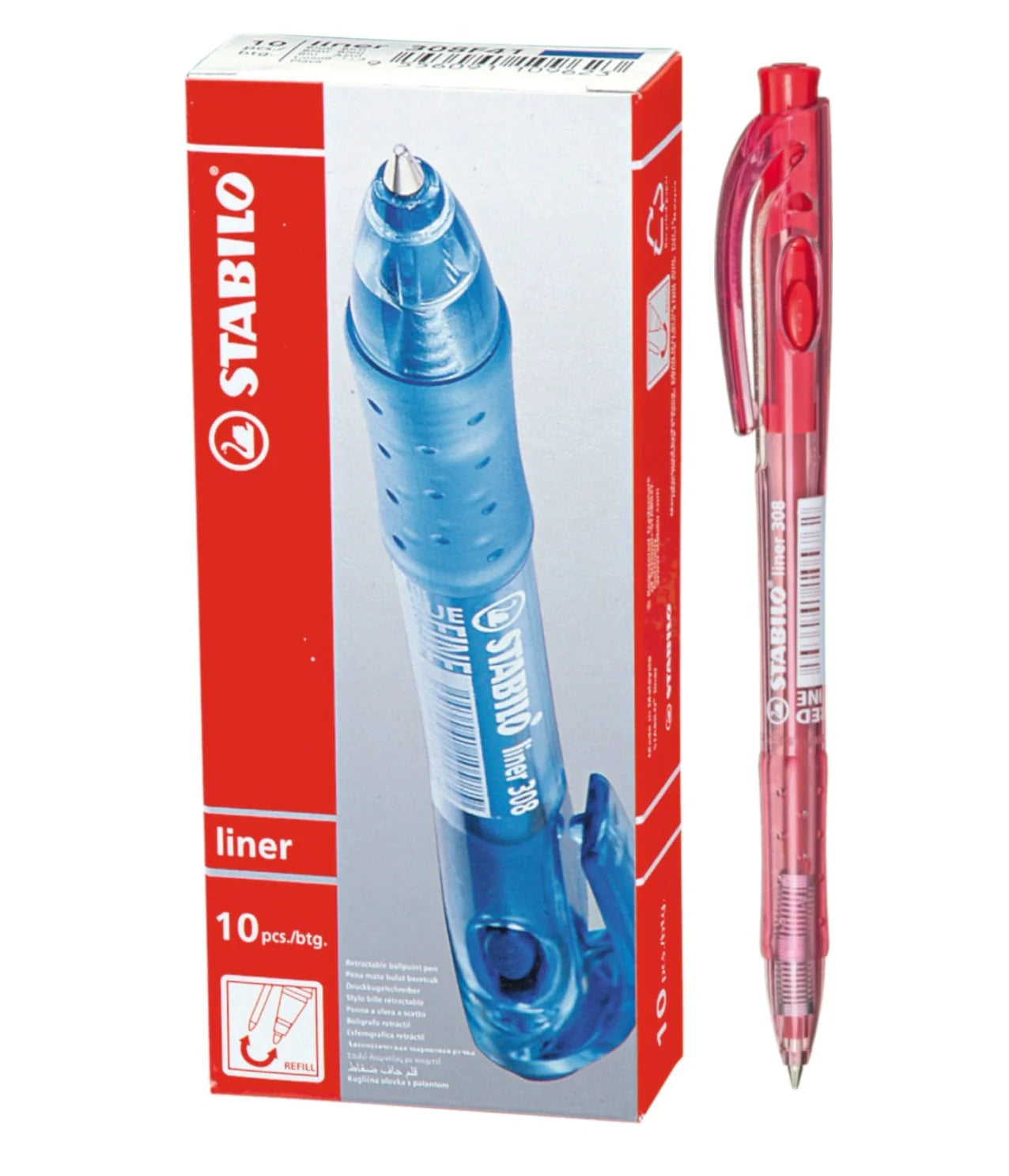 Stabilo 308 ( 0.7 ) Retractable Ball Point Pen
