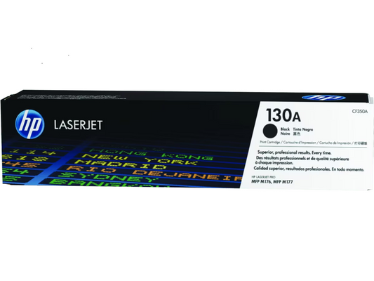 HP 130A (CF-350A / CF-351A / CF-352A / CF-353A ) Black / Cyan / Magenta / Yellow Original Cartridge - Hewlett-Packard