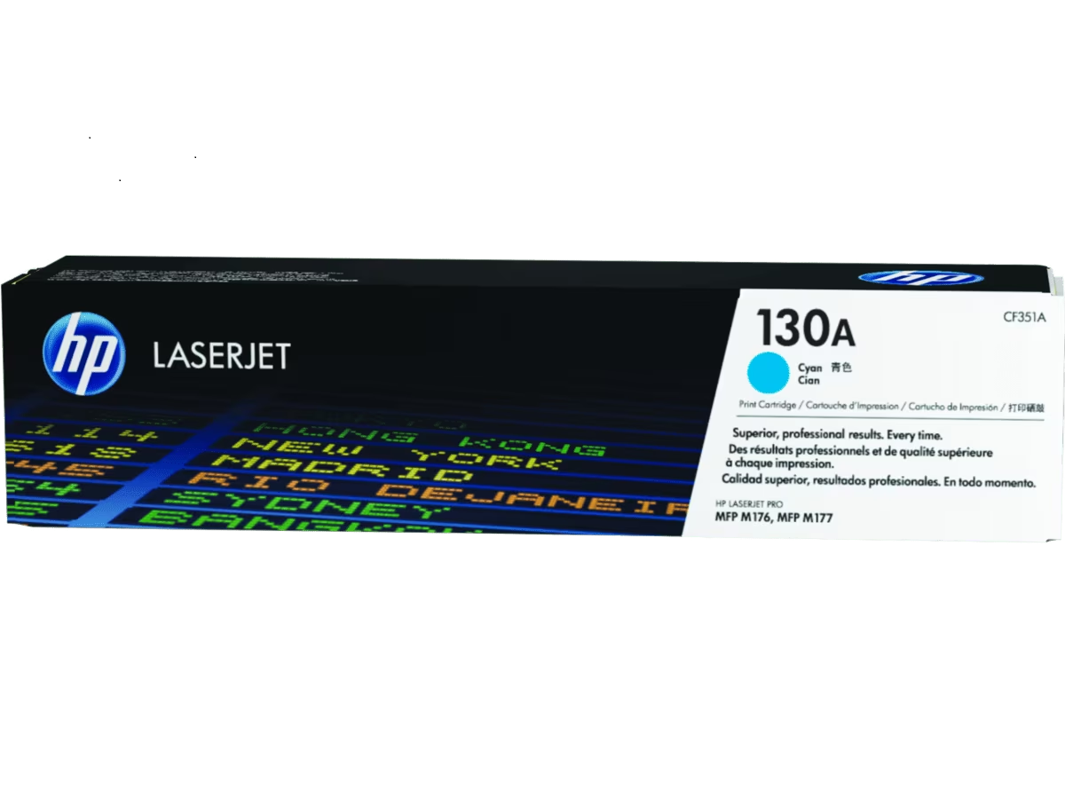 HP 130A (CF-350A / CF-351A / CF-352A / CF-353A ) Black / Cyan / Magenta / Yellow Original Cartridge - Hewlett-Packard