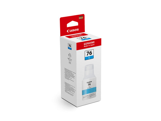 Canon GI-76 Black / Cyan / Magenta / Yellow Original Ink Cartridge - For Canon Printer