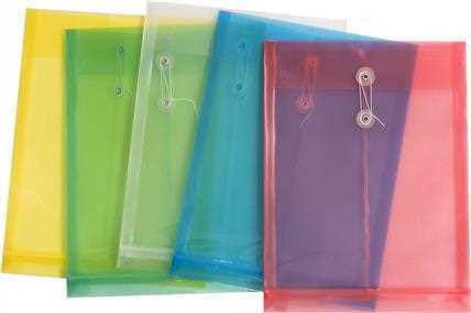 String & Button Envelope File